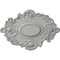 Ekena Millwork Kinsley Flowing Leaf Ceiling Medallion, Hand-Painted Frost, 30 3/8"W x 20 3/4"H x 1"P CM30KIFRF - alternate 1
